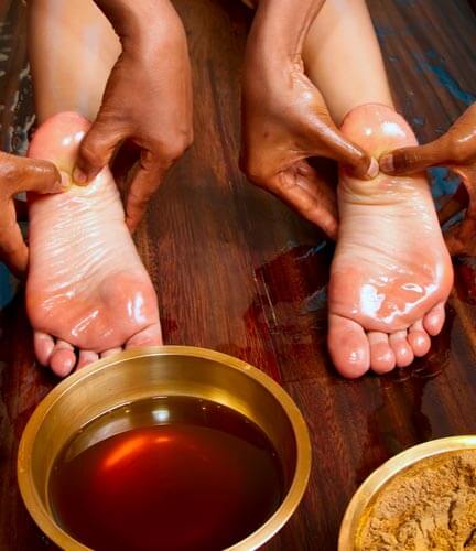 Ayurveda Fußmassage